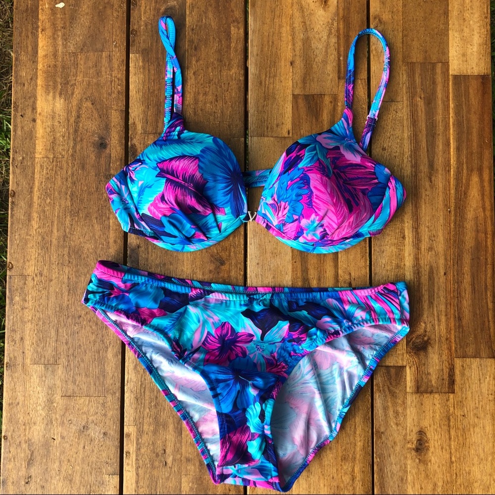 Venus High Waisted Bikini Bathing Suit Tropical